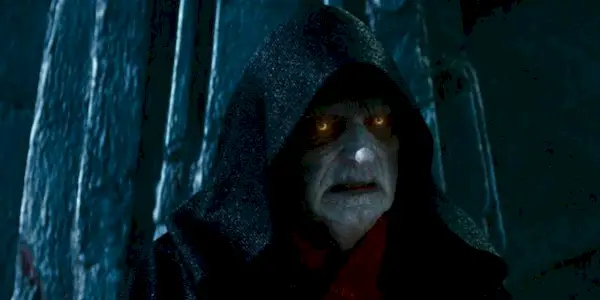 Ian McDiarmid as Emperor Palpatine, the Sith Lord Darth Sidious, in Star Wars: Episode IX - The Rise of Skywalker