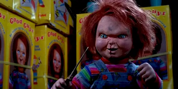 Chucky wielding a knife in Child