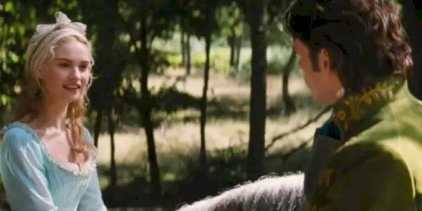 Lily James and Richard Madden in 