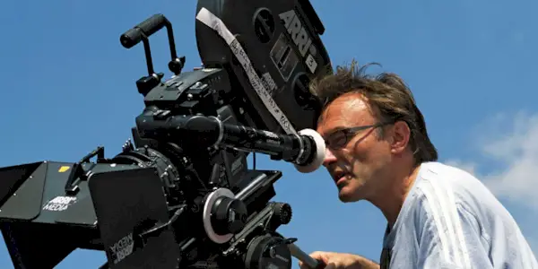 Danny Boyle directing on set