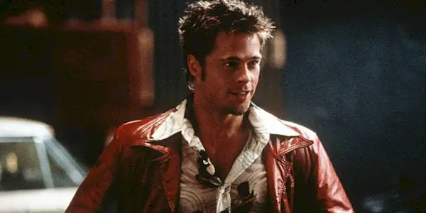 Brad Pitt as Tyler Durden in Fight Club