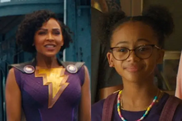 Meagan Good and Faithe Herman play Darla Dudley