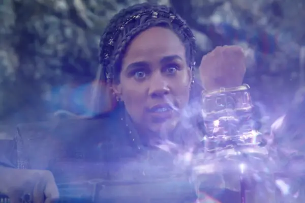 Zawe Ashton plays Dar-Benn