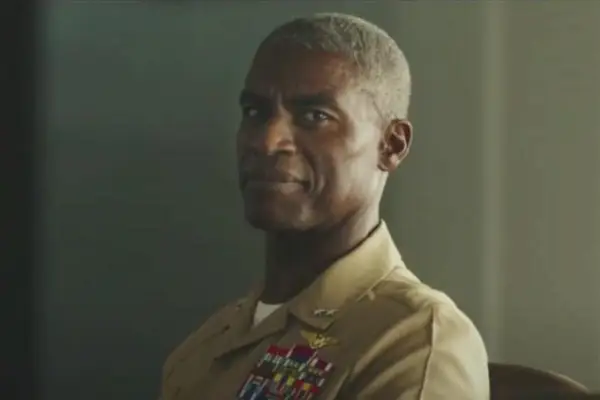 Charles Parnell plays Rear Admiral Warlock