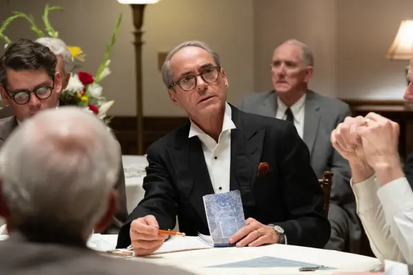 Robert Downey Jr. as Lewis Strauss in Oppenheimer.