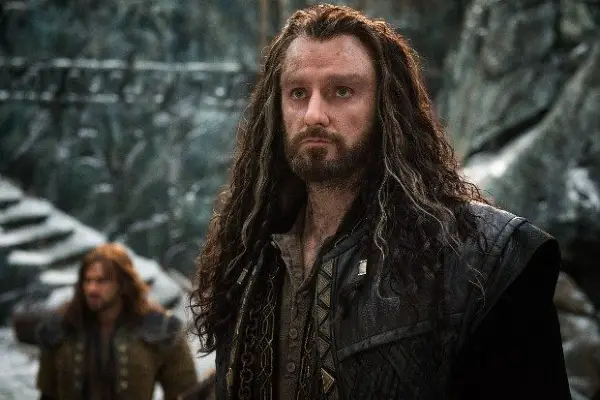 Richard Armitage plays Thorin Oakenshield in The Hobbit: The Battle of the Five Armies