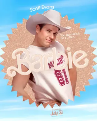 Scott Evans as Ken #3 in Barbie.