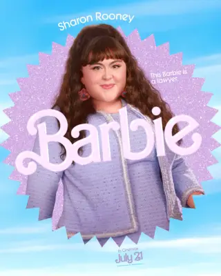 Sharon Rooney as Lawyer Barbie for Barbie.