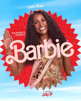 Issa Rae as Barbie.
