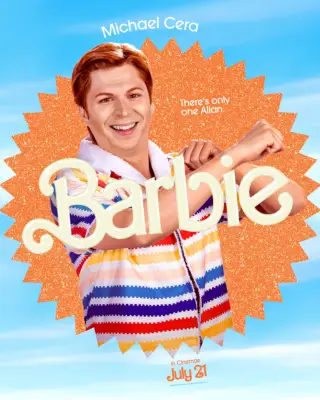 Michael Cera as Allan in Barbie.