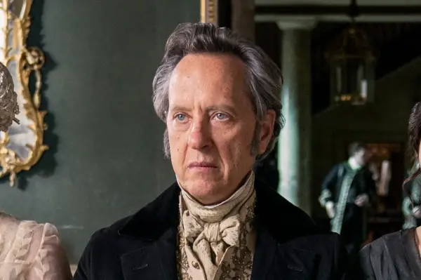 Richard E. Grant plays Sir Walter Elliot