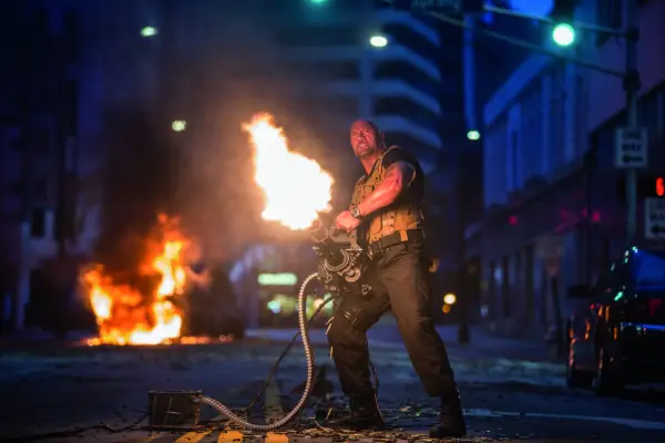 Luke Hobbs (Dwayne Johnson) in Furious 7