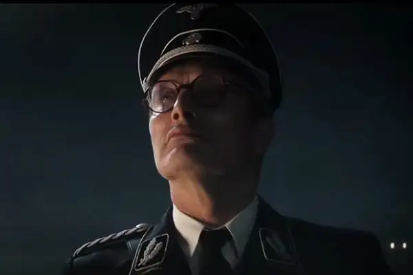 Mads Mikkelsen as Voller in Indiana Jones and the Dial of Destiny