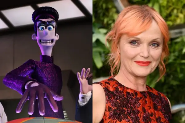 Miranda Richardson and Mrs. Tweedy side by side
