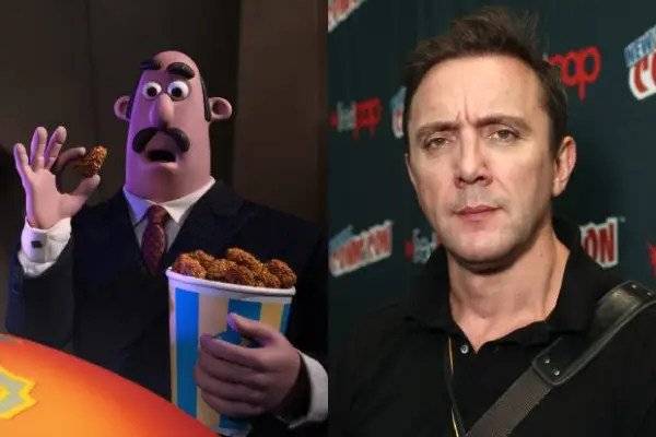 Peter Serafinowicz and Reginald Smith side by side