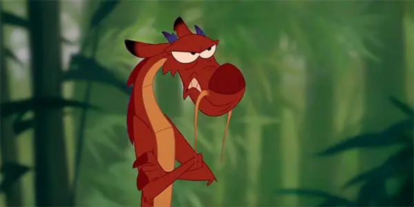 Mushu from 1998 Mulan