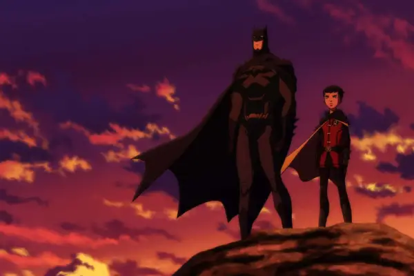 Bruce Wayne and Damian Wayne in Son of Batman