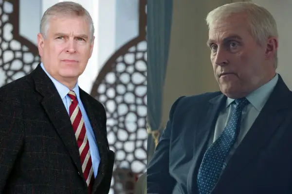 Prince Andrew/ Rufus Sewell as Prince Andrew in Scoop.