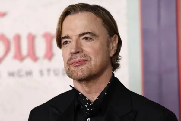 Paul Rhys at the premier of Saltburn.