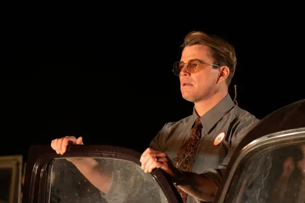 Josh Hartnett is Ernest Lawrence in OPPENHEIMER, written, produced, and directed by Christopher Nolan.