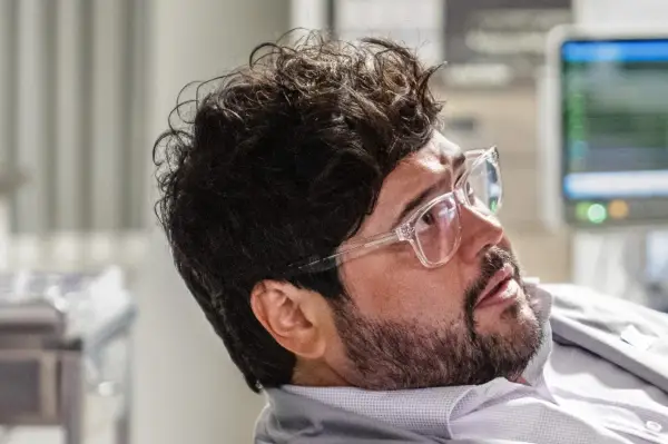 Harvey Guillén as Dr. Sanchez in Blue Beetle