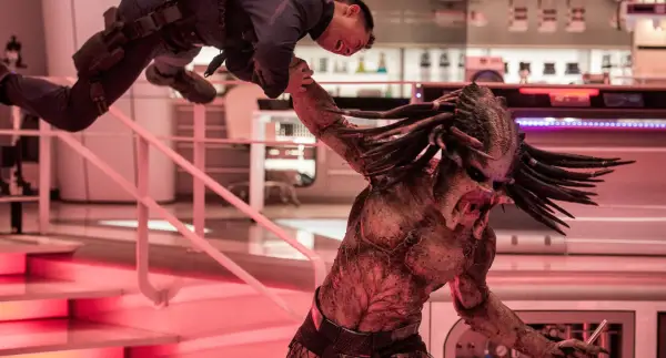 The Predator attacks a soldier in The Predator.