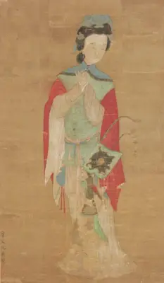 Painting of Hua Mulan, 18th century, housed in the British Museum