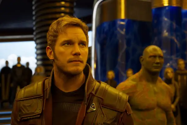 Chris Pratt plays Star-Lord in Guardians of the Galaxy Vol. 2