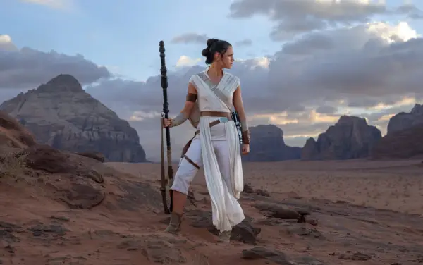 Daisy Ridley as Rey in Star Wars: The Rise of Skywalker.