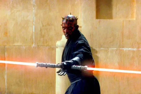 Ray Park as Darth Maul in Star Wars: The Phantom Menace.
