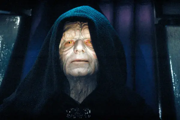 Ian McDiarmid as The Emperor in Return of Jedi