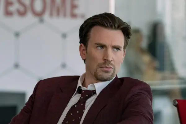 Chris Evans as Brenner in Pain Hustlers