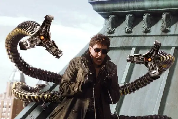 Alfred Molina plays Doctor Octopus in Spider-Man 2