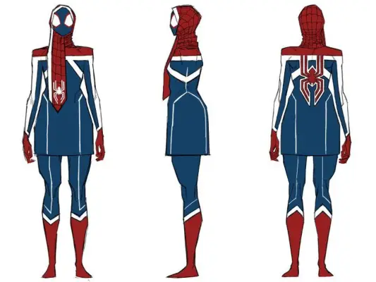 Malala Windsor concept art from Spider-Man: Across the Spider-Verse