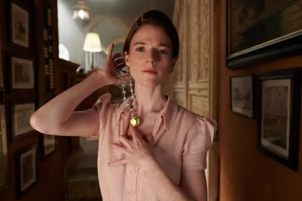 Rose Leslie plays Louise Bourget