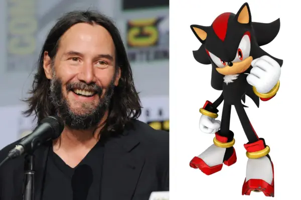 Sonic the Hedgehog 3 cast Keanu Reeves Shadow