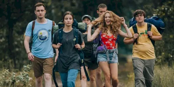 A scene from Nobody Sleeps in the Woods Tonight