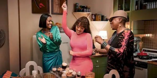 A still of Gabrielle Union, La La Anthony, and Aisha Hinds in Netflix