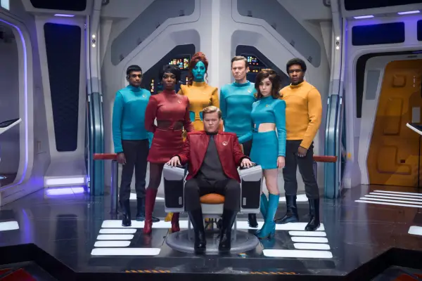 Black Mirror USS Callister Jesse Plemons, Cristin Milioti, Jimmi Simpson and Michaela Coel