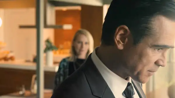 Colin Farell and Amy Ryan in a still from 