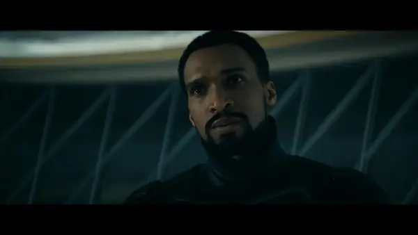 Nathan Mitchell as Balck Noir in a still from 