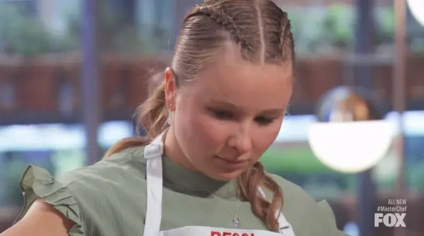 „MasterChef: Generations“ Sezóna 14 Soutěžící Becca Gibb se obává, že nemůže „kachna“ eliminace