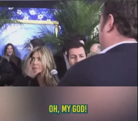 Cik garš ir Breds Blanks? Aussie žurnāliste šokēja Dženiferu Anistonu un Ādamu Sandleru ar savu “brutālo augstumu”