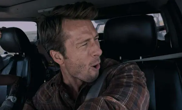 Glen Powell as Tyler Owens in a still from 