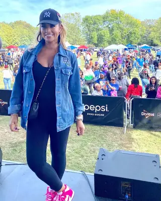 Gizelle Bryant owns her own brand of activewear (Instagram/@gizellebryant) 