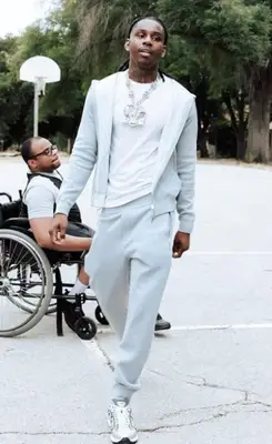 Polo G claims to be over 6 feet 1 inch in many interviews (polo.capalot/Instagram)