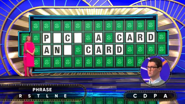 El concursante de Wheel of Fortune casi pierde $ 60k por un rompecabezas obvio, pero lo guarda en el último segundo