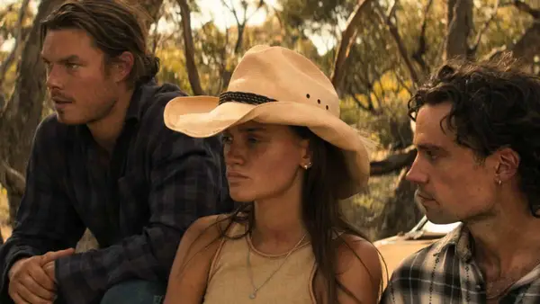 Kylah Day, Sam Delich, and Sam Corlett in a still from 