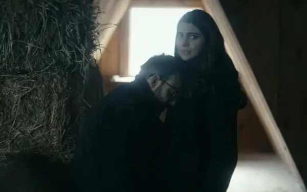 Omid Abtahi and Claudia Doumit in a still from 