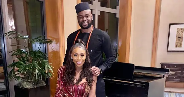 Nneka Ihim received a DM from her future husband, Dr Ikenna Ihim, when she was in Los Angeles (Instagram/imnneka)